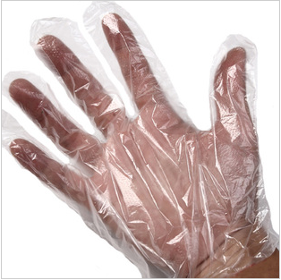 500 пар утолщенных одноразовых перчаток, перчаток из полиэтиленовой пленки, прозрачных перчаток, перчаток для пищевых продуктов, одноразовых пластиковых пакетов, 10 пакетов L