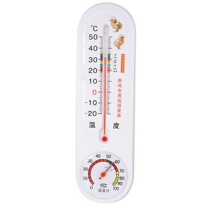 6 шт. измеритель температуры и влажности для разведения и инкубации курятника термометр гигрометр белый