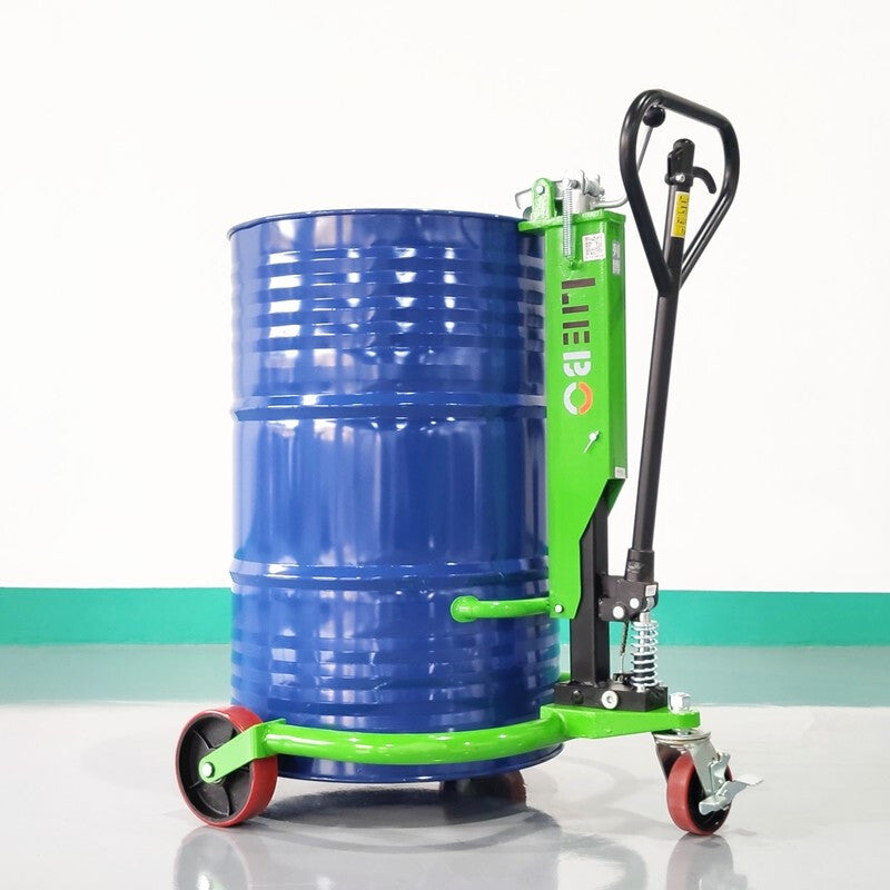 Hydraulic Oil Drum lifter Cart 771lbs Hand Truck Trolley Drum Picker Handler For Factories Workshops Warehouses And Dock Operations