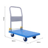 Foldable Platform Trolley Rolling Cart  Platform Truck 58 * 88CM 660lbs Weight Capacity 300kgs Dustproof And Silent Rubber Casters High Strength Body