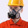 Пылезащитная маска + 60 фильтров. Хлопчатобумажная защитная маска. Полумаска. Противопыльная аэрозольная краска. Маска для лица. Респиратор для краски/пыли/частиц/механической полировки/защиты сварочных работ.