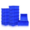 6 шт., утолщенная пластиковая коробка для оборота, коробка для деталей, коробка для компонентов, коробка для хранения, коробка для материала, коробка для хранения, синяя, 410*310*145