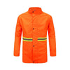 1 комплект оранжевого санитарного плаща, рабочая одежда, светоотражающая защитная одежда, одежда для обслуживания дорог, верхний и нижний разделенный костюм