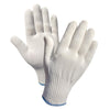 Перчатки по охране труда Перчатки с нитками Защитные белые перчатки Рабочие перчатки по охране труда Утолщенные износостойкие белые 12 пар * 10 пакетов Размер М 