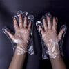 Одноразовые прозрачные пластиковые полиэтиленовые перчатки, утолщенные перчатки для общественного питания, красоты и работы по дому, 500 шт./5 упаковок