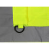 6 шт. тканевый флуоресцентный жилет с несколькими карманами (серебристо-серая светоотражающая полоса спереди, четыре кармана сзади), желтая униформа