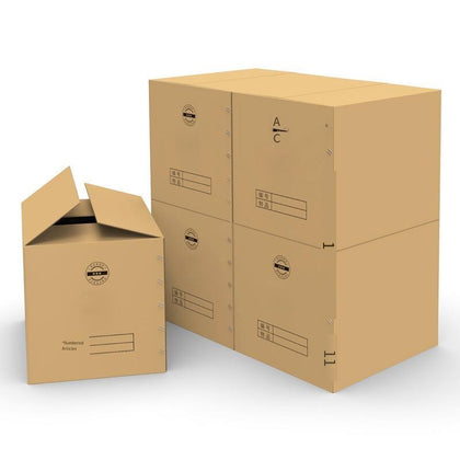 5 шт. Крафт-картон 60 × 40 × 50 см. Упаковка Экспресс-бумажный ящик. Переезд компании. Складская упаковка. Картонный ящик.