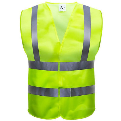 10 Pieces Reflective Vest Reflective Vest for Sanitation Road Administration Construction Site Car Safety Command on Duty and Rescue Night Running Cycling Vest