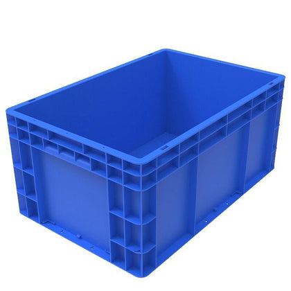 Синяя оборотная коробка серии ЕС, прямоугольная утолщенная пластиковая логистическая коробка, коробка для автозапчастей, коробка для хранения водных рыб и черепах, сортировочная коробка для хранения