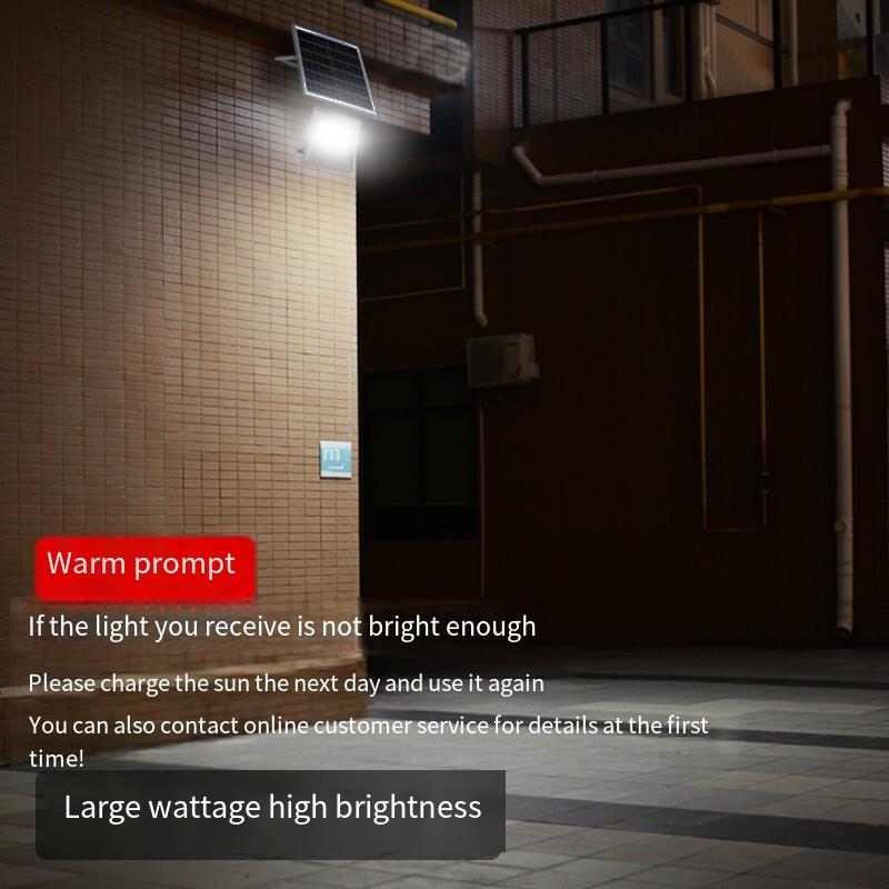 Solar Lamp Remote Control 50w Street Lamp Outdoor Lamp Courtyard Lamp LED Projection Lamp Stadium Household One-to-one Floodlight Induction Lamp