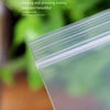 Самозапечатывающийся пакет Утолщенный прозрачный герметичный пакет Сумка на молнии Сумка для хранения образцов Одноразовый полиэтиленовый самозапечатывающийся мешок 12 ниток 10 см * 15 см / 500 шт.
