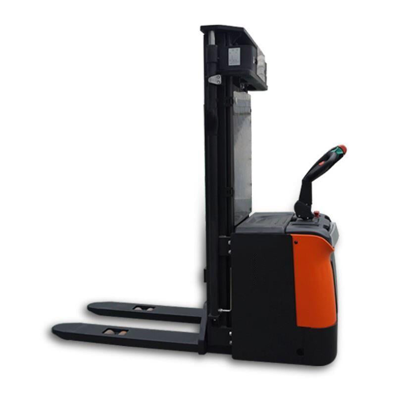 2t 2.9m Electric Forklift Station Driving All Electric Stacker Hydraulic Pallet Loader Storage Stacker