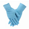 Размер M, 100 шт./пакет, перчатки, нитриловые резиновые одноразовые перчатки без пудры, синие, длина 24 см, толщина 0,1 мм, антихимические прочные перчатки для захвата