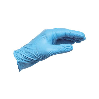 100 шт./упак. Перчатки размера XL Синие нитриловые одноразовые защитные перчатки