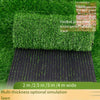 15 шт. искусственный газон, имитация газона, пластиковый коврик для искусственного газона, 10 мм, высокая трава, армейский зеленый, 1 квадратный метр