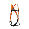 Оранжевый трехточечный ремень безопасности для всего тела, страховочный трос для предотвращения падения при работе на высоте, защита от падения на строительной площадке