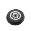 8-дюймовое бесшумное твердое резиновое колесо, плоское колесо тележки, тяжелое направляющее колесо, черный, фиолетовый