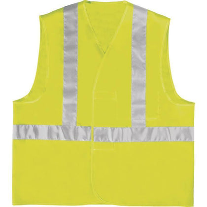 6 шт. флуоресцентный жилет желтый L светоотражающий жилет повышенной видимости безопасный рабочий жилет