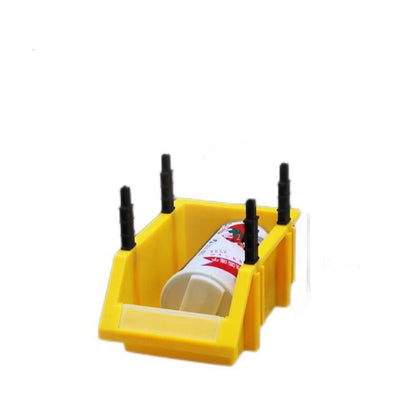 Желтая утолщенная коробка для деталей Комбинированная коробка для винтов Ящик для хранения инструментов Пластиковая коробка Полка Желтый H5 (1 коробка из 80 штук) 170*115*80 мм