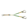 1200mm Safety Belt Double Hook With Buffer Personal Protection Fall Protection Safety Ropes
