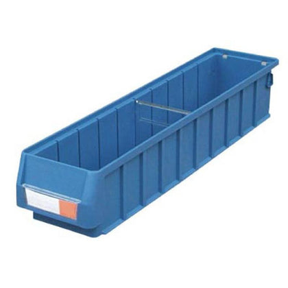 Синяя коробка для отдельных частей из полипропилена 117×500×90 мм