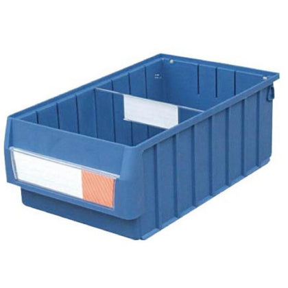 Синяя коробка для отдельных частей из полипропилена 234×500×140 мм