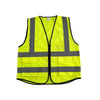 6 шт., мультисумка, простая молния, светоотражающий жилет, флуоресцентный желтый, строительная безопасная одежда для езды на велосипеде, свободный размер