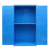 Шкаф для инструментов для тяжелой фурнитуры Шкаф для отделки Мастерская Ящик для инструментов Шкаф для хранения Подвесная пластина Стальной синий C1084
