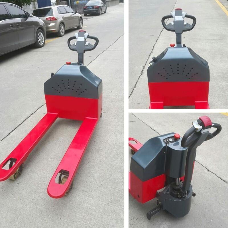 Electric Forklift Truck Full Electric Pallet Truck Handling Vehicle Weight 1.5t Electric Hydraulic Lift Truck