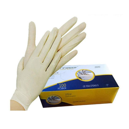 150 шт. одноразовые латексные перчатки водонепроницаемые маслостойкие кислото- и щелочестойкие