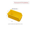 Коробка из 6 предметов № 1, желтый цвет 270*140*125, комбинированная коробка для винтов, ящик для хранения инструментов, пластиковая коробка, полка