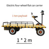 Погрузочно-разгрузочное оборудование Электрический четырехколесный бортовой грузовик 1*2 м, нагрузка 1 т