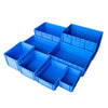800 * 600 * 230 мм Пластиковая коробка для оборота Логистическая коробка для передачи Складская мастерская Пластиковая коробка Транспортная коробка для хранения (синяя)