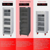 Industrial Moisture Proof Cabinet Black Relative Humidity 10% ~ 20% Electronic Moisture Proof Box Chip Low Temperature Drying Oven