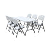 183*76*74 см, белый выдувной стол, складной стол, портативный длинный стол, киоск, уличный складной стол и стул