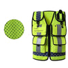 Светоотражающий жилет, многофункциональный, с несколькими карманами, светоотражающий жилет для патрульной службы, светоотражающий жилет с надписями, защитная одежда