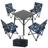 Уличный стол и стул, складной стол и стул, стол для пикника, кемпинг, самостоятельный тур, портативный балконный стол и стул