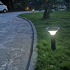 Солнечная лампа для газона, интеллектуальная индукция, светодиодная лампа белого света, высота круга 34 см, 5 Вт