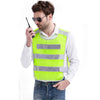 Светоотражающий жилет, 10 шт., защитная одежда, дорожная машина для ночной езды (флуоресцентно-желтый, дышащий) 