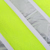 Светоотражающий жилет, 10 шт., защитная одежда, дорожная машина для ночной езды (флуоресцентно-желтый, дышащий) 