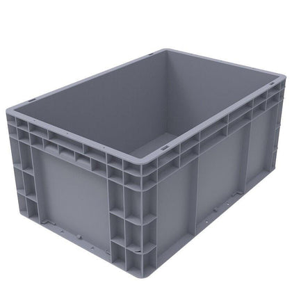 Серая оборотная коробка серии ЕС, прямоугольная утолщенная пластиковая логистическая коробка, коробка для автозапчастей, коробка для аквакультуры, рыбы, черепахи, коробка для хранения, сортировочная коробка