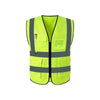 Светоотражающий жилет, светоотражающий жилет с несколькими карманами, ночная безопасность, флуоресцентная одежда для персонала