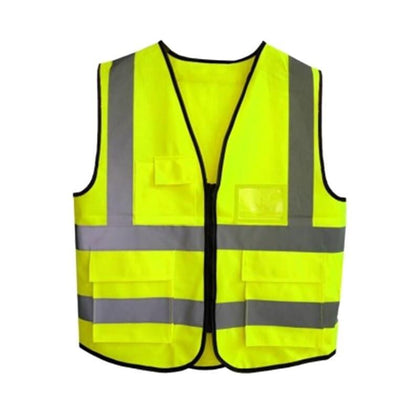 Светоотражающий жилет для защиты тела Светоотражающий жилет Дышащая конструкция Светоотражающий защитный костюм Флуоресцентно-желтый