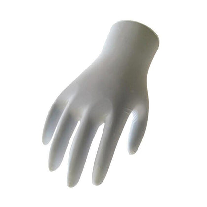 1000 шт. одноразовые латексные перчатки, дышащие и маслостойкие белые перчатки