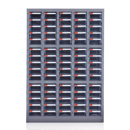 Шкаф с выдвижным ящиком на 75 прозрачных деталей без двери Тип пола Винт для хранения Материал Шкаф для компонентов инструмента Шкаф для хранения Образец шкафа