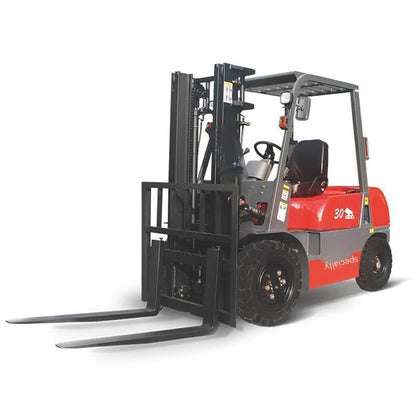 Diesel Powered Forklift Four-Wheeled Forklift Elevated And Reduced Forklift