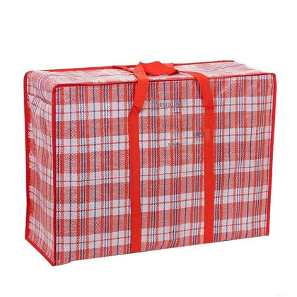 70*50*24 см красная решетка (10 шт.) тканая сумка для перемещения очень толстая ткань Оксфорд сумка для упаковки багажа водонепроницаемая сумка для хранения из змеиной кожи