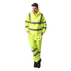 Защитные светоотражающие рабочие костюмы. Комплект защитных плащей. Флуоресцентный желтый/флуоресцентный оранжевый.