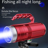 Мощный фонарик, светодиодный прожектор, фонарик, перезаряжаемый светильник для ночной рыбалки, дальний фонарь для стрельбы, освещение высокой мощности 