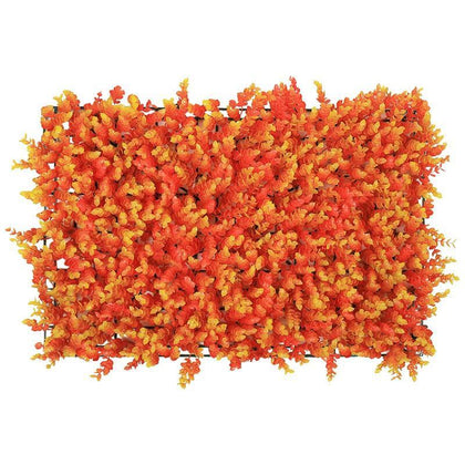 6 шт. 40*60*8 см имитация растения стена искусственный газон украшение стены оранжевый эвкалиптовый газон